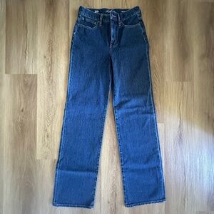 J Crew Tall Full Length Slim Wide Leg Jean in Brick Lane
